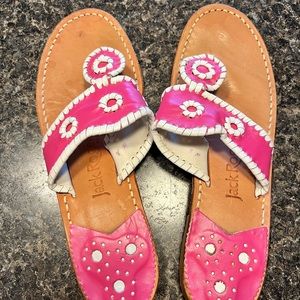 Jack Rogers Navajo sandals size 9 pink